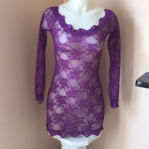 off the shoulder lingerie dress (clearance)